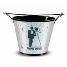 Balde Gelo Cerveja Bebidas Refrigerantes 7,4 L Game Over Cor Preto Balde Gelo Cerveja Bebidas Refrigerantes 7,4 L Game Over Cor Preto