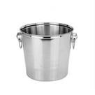 Balde Gelo Champanheira Inox com Alça 5 Litros Whisky Drink