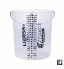 Balde graduado transparente 20L Lupus 2046