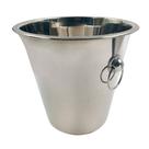 Balde Inox com Alça para Champagne e Bebidas 4 Litros