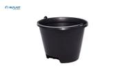 Balde inplast plastico alca ferro 12 litros preto