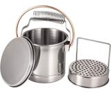 Balde Lava Pincel Profissional Aço Inox Sinoart Balde Lava Pincel Profissional Aço Inox Sinoart