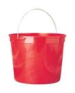 Balde Leaktite Red Plastic 9.5L com alça