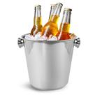 Balde Long Neck 25x20cm 6 litros em inox Gourmet Mix