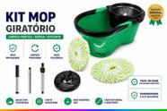 Balde Mop Perfect Esfregão Cesto Inox Cabo 1,60 Metros 16l Verde