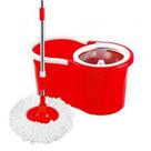 Balde Mop Spin Centrífuga Inox Com 2 Refil Cabo de 1,2Mts - Monaliza