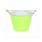 Balde para Cerveja em Alumínio 5L Neon Green Soft Touch - Alumiart Falcão