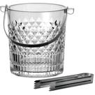 Balde para Gelo em Cristal com Pinça Inox Esplanada 1 L Hermitage