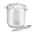 Balde Para Gelo Inox Champanheira 1,3 Litros Com Pinça Bar