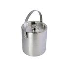 Balde para gelo inox térmico de1.5 litros, com alça e pegador