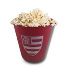 Balde para pipoca flamengo verde oficial 3l 3 litros 3000ml