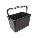Balde Pintura Plástico Preto com Alça 10 Litros - Gerplast, Opção: Preto