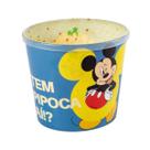 Balde Pipoca Mickey 2,1 L Lembrancinha Festa Cinema Casa Pote Baldinho Pipoqueira Resistente Disney