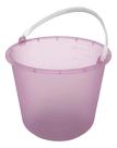 Balde Plástico 12 Litros Multilar Metasul Rosa Bebe