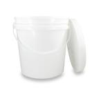 Balde Plástico 3,6L com Tampa Hermética Alça Plástica Industrial Atóxico Armazenamento Alimentos Balde Plástico 3,6L com Tampa Hermética Alça Plástica Industrial Atóxico Armazenamento Alimentos