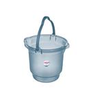 Balde Plástico 8,5L Sanremo Casafácil Translúcido Azul