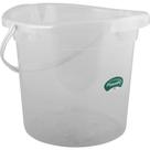 Balde Plástico Graduado Transparente 11 Litros Com Bico Direcionador E Alça Ergonômica Plasvale Balde Plástico Graduado Transparente 11 Litros Com Bico Direcionador E Alça Ergonômica Plasvale