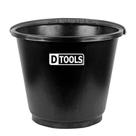 Balde Plástico Reforçado Preto 12 Litros - Altura 26cm Largura 33cm Profundidade 27cm