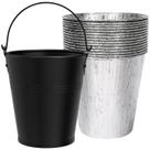 Balde QuliMetal para Goteo con 15 Forros Desechables de Papel Aluminio