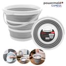 Balde Retrátil Dobrável 10 Litros Silicone Powermaid