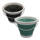 Balde Retratil Dobravel de Silicone 10 Litros - Cor Sortida