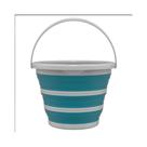 Balde Retrátil Verde Água 5L - FlashLimp