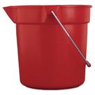 Balde Rubbermaid Commercial Brute 10L vermelho resistente à corrosão Balde Rubbermaid Commercial Brute 10L vermelho resistente à corrosão