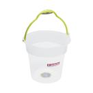 Balde Sanremo em Plástico Cristal Transparente com Alça 8L