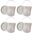 Balde Transparente 2.2L para condicionador 4 Pçs