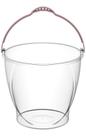 Balde Transparente Com Alca Colorida 7 Litros Cor Balde Transparente Com Alca Colorida 7 Litros Cor