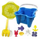 Baldinho De Praia Kit Castelo De Areia 19cm