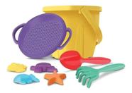 Baldinho Diver Praia Pá/rastelo + 4 Forminhas - Divertoys Baldinho Diver Praia Pá/rastelo + 4 Forminhas - Divertoys