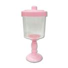 Baleiro decorativo Rosa claro c/ suporte resistente Baleiro decorativo Rosa claro c/ suporte resistente