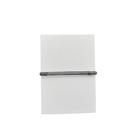 Balizador Alumínio 1XG9 2 Lados Fechados 1 Aleta Branco Fosco - Blumenau
