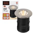 Balizador Chao Spot Embutir Inox 6w Branco Quente 3000K IP65 Balizador Chao Spot Embutir Inox 6w Branco Quente 3000K IP65