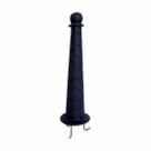 Balizador cônico 80cm fradinho ferro fundido fsilva