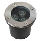 Balizador De Embutir Piso Solo Led Integrado Verde 3W St2095 Balizador De Embutir Piso Solo Led Integrado Verde 3W St2095