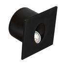Balizador de Embutir Solo Piso Plus Quadrado Preto Led 3W 3000K Bivolt IP65