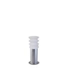Balizador de Jardim contemporâneo Marte 30cm Pa1030 em Alumínio Prata Velha