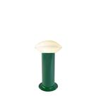 Balizador de Jardim contemporâneo Vidro tipo Lua 50cm P500 em Alumínio Verde