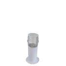Balizador de Jardim Timoneiro 30cm P30 em Alumínio Branco Balizador de Jardim Timoneiro 30cm P30 em Alumínio Branco