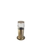 Balizador de Jardim Timoneiro 30cm P30 em Alumínio Ouro Velho Balizador de Jardim Timoneiro 30cm P30 em Alumínio Ouro Velho