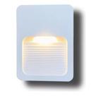 Balizador De Parede Branco 2W 3000K IP65 Bivolt 12x9cm