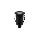 Balizador de Solo Led Stella Way Up 1W Bivolt Preto 3000K Luz Amarela