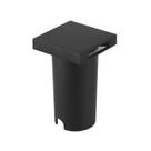 Balizador de Solo Led Taschibra Flat 2 Fachos Preto Bivolt Balizador de Solo Led Taschibra Flat 2 Fachos Preto Bivolt