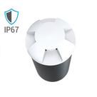 Balizador Embutido Solo Branco 4 Faixas Led 1W Vermelho IP67 Bivolt LM910 Luminatti
