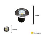 Balizador-led de piso biv 7w verde - al - ctb Balizador-led de piso biv 7w verde - al - ctb