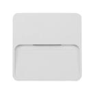 Balizador LED Fit Slim 2W 3000K Luz Amarela 4X4 Branco Sobrepor Opus