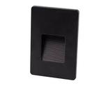 Balizador Led Light Preto 2w Branco Quente 3000k Ip65 Embutir 4x2 Germany Balizador Led Light Preto 2w Branco Quente 3000k Ip65 Embutir 4x2 Germany