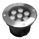 Balizador Led Luminária Chão Piso 7w Embutir Ip67 Ø12cm